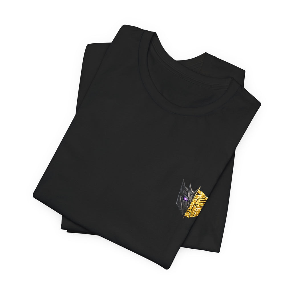 Gold Split Two Faced Mask Tee