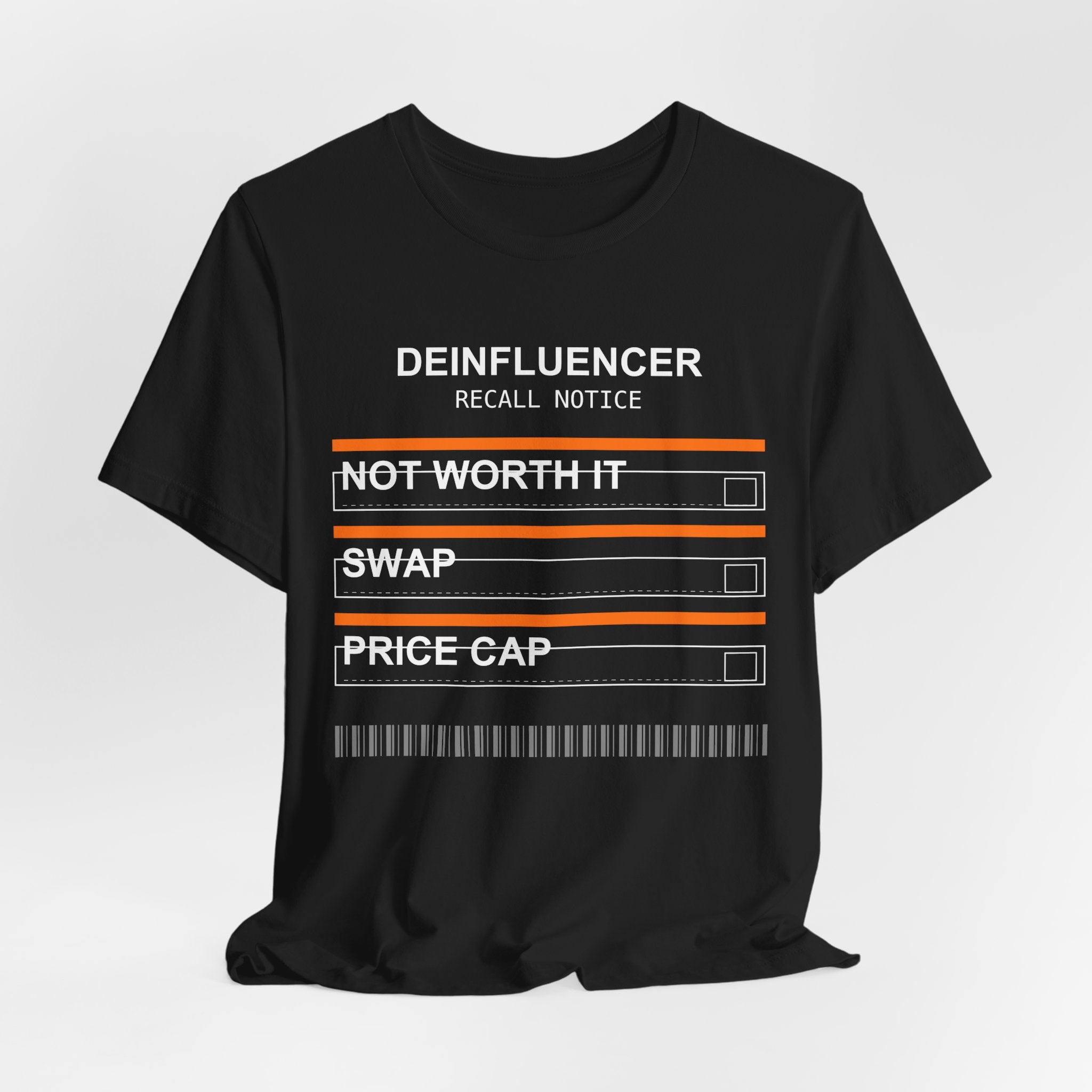 Deinfluencer Recall Notice Tee