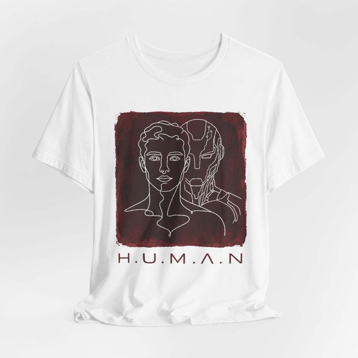 H.U.M.A.N Dual Outline Tee