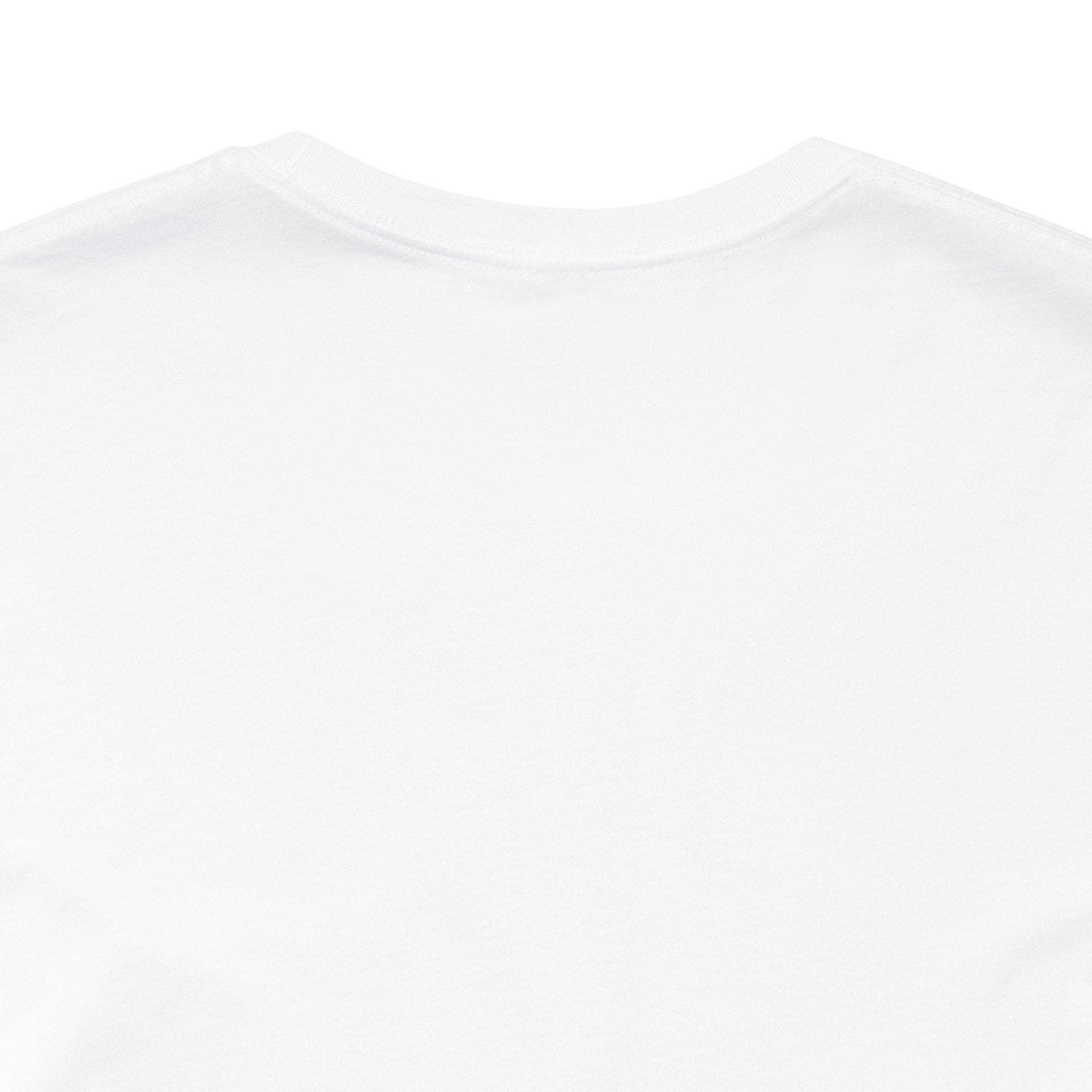 Lip Print Graphic Tee — Minimal Chest Pocket Kiss T‑Shirt