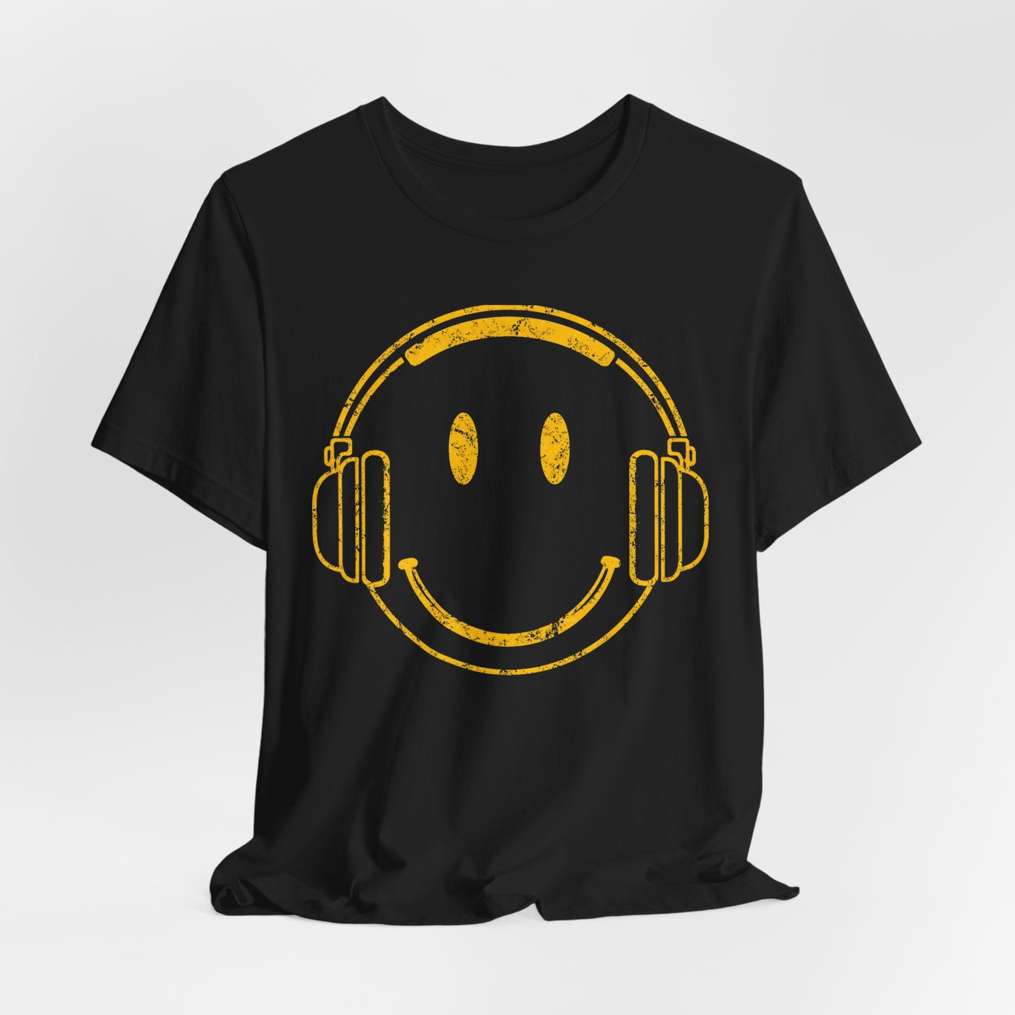 Headphone Smiley Logo Tee