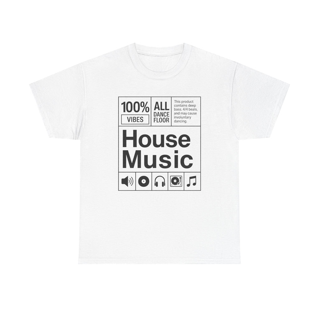 House Music Care Label Tee