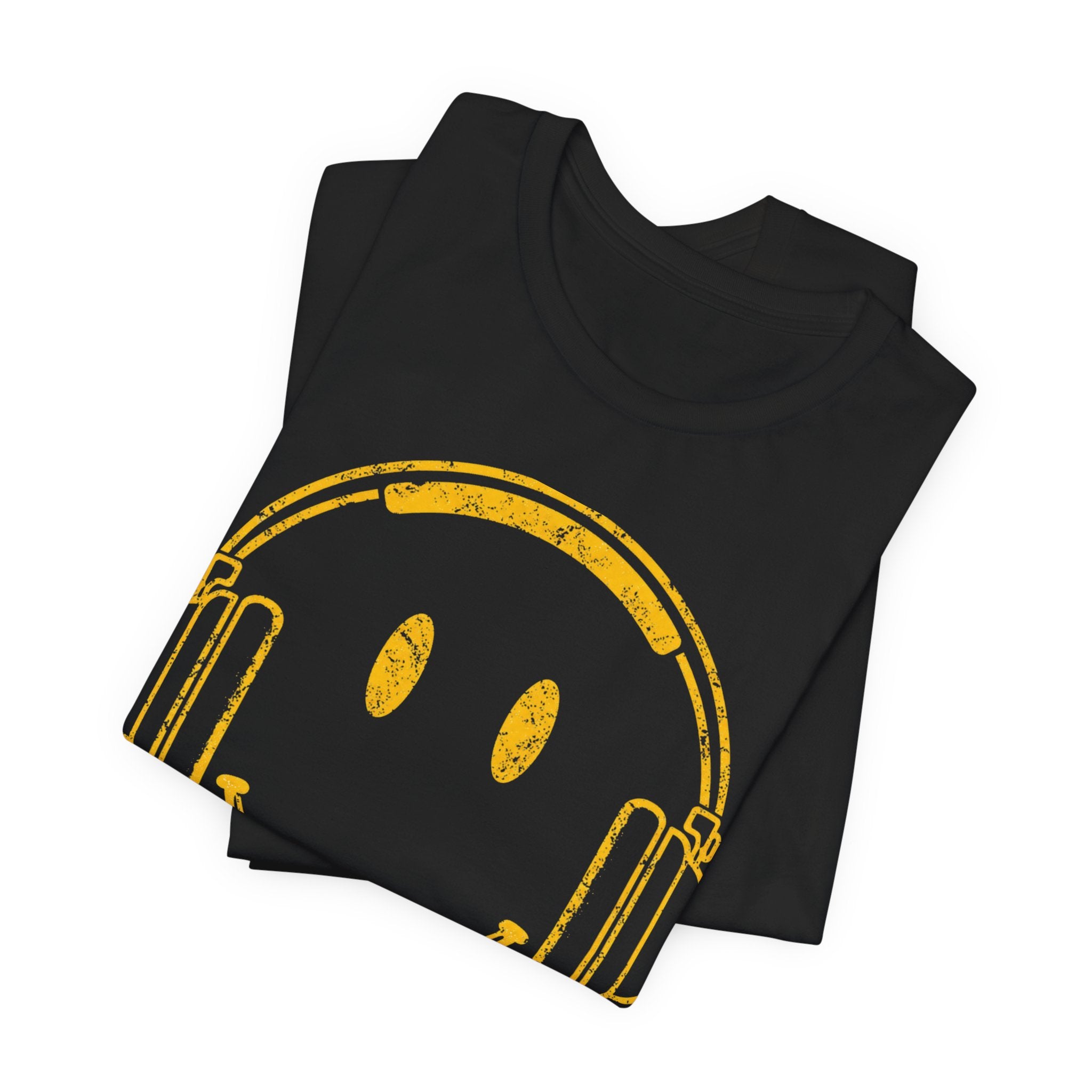 Headphone Smiley Logo Tee