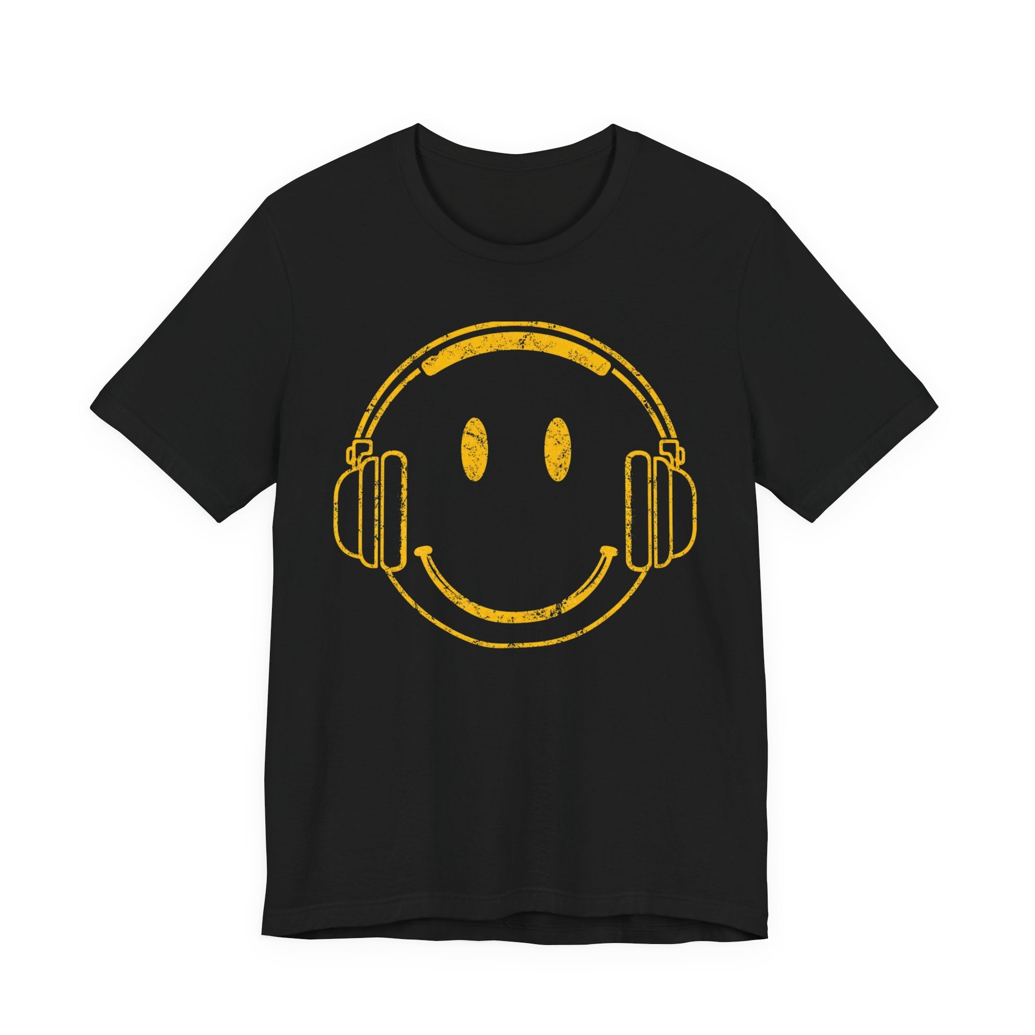 Headphone Smiley Logo Tee