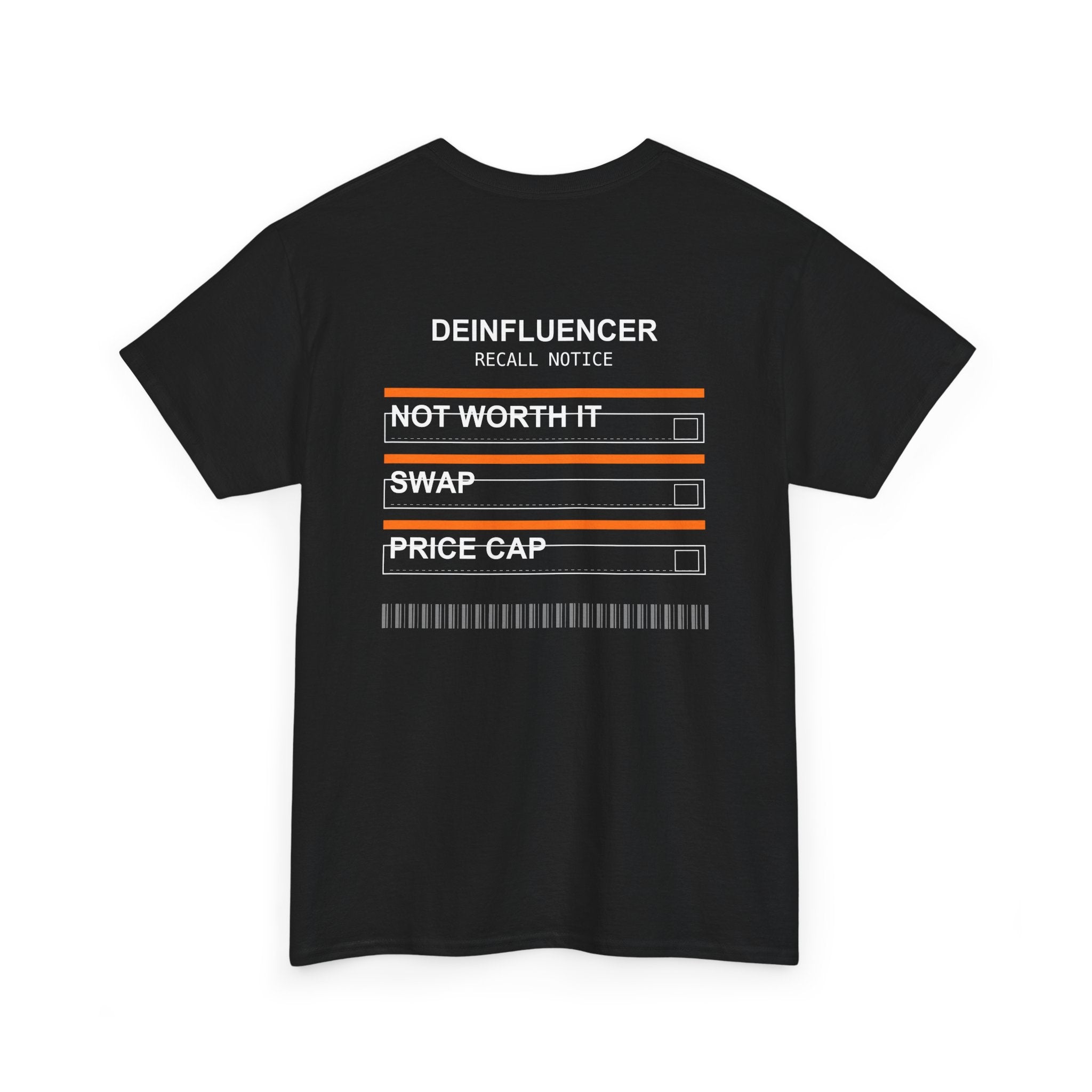 Deinfluencer Recall Notice Tee