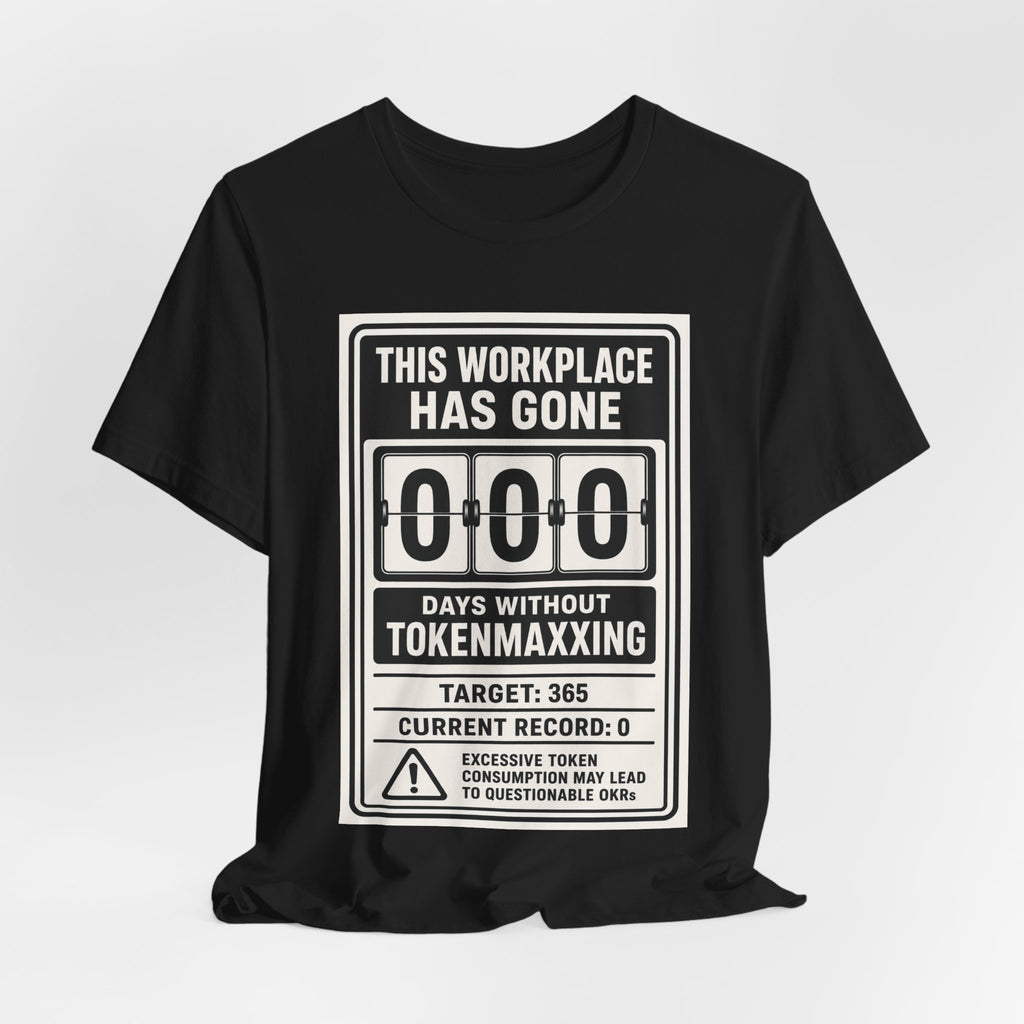 Tokenmaxxing Safety Poster Tee