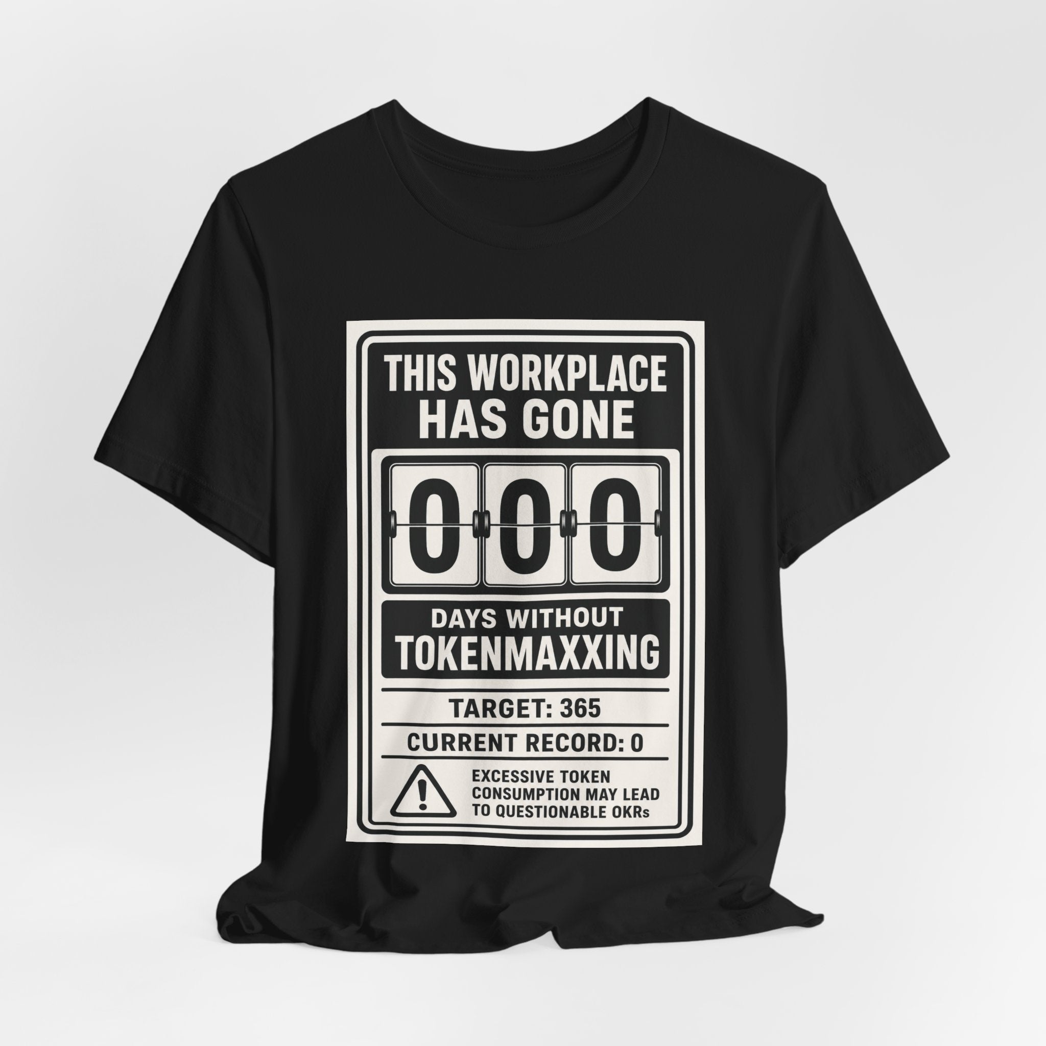 Tokenmaxxing Safety Poster Tee