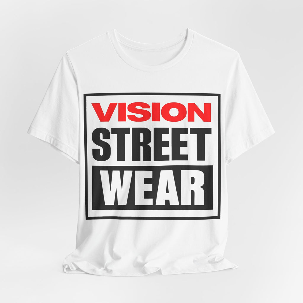 Vision Street Wear Box Logo Tee (Red/Black)