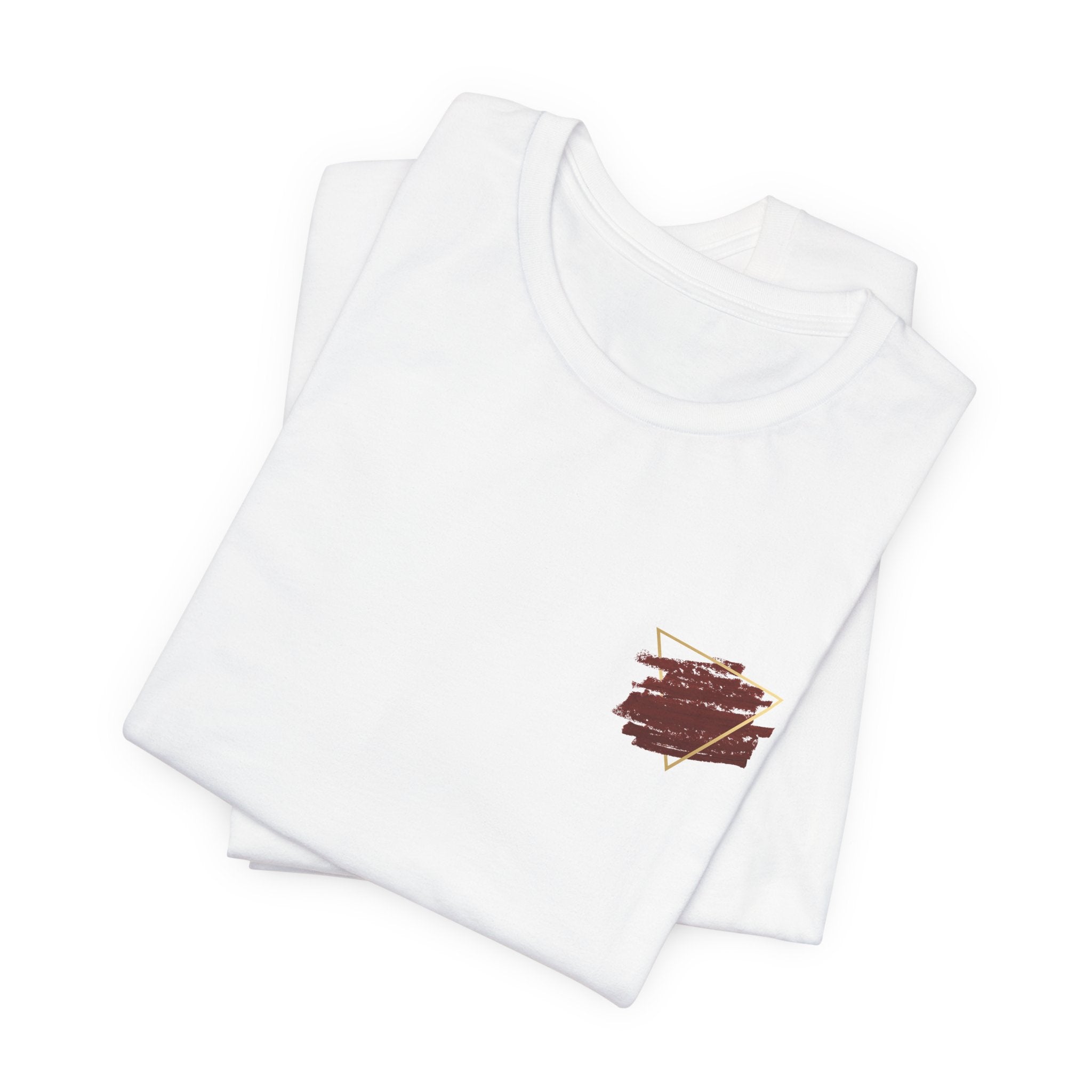 Minimal Pocket Tee - Casual Artistic Short Sleeve Shirt